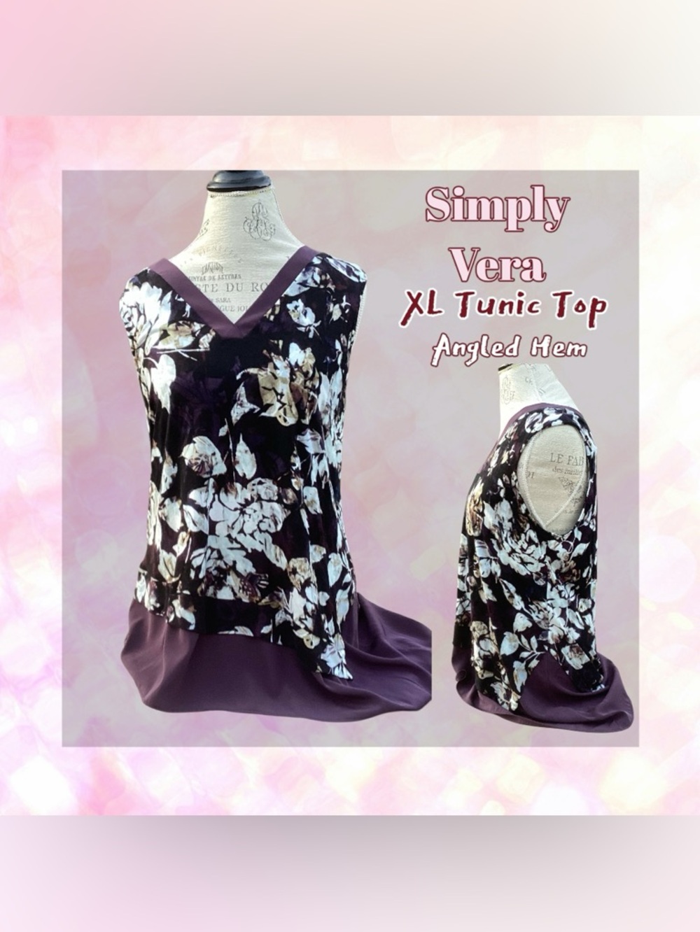 Simply Vera PXL tunic blouse